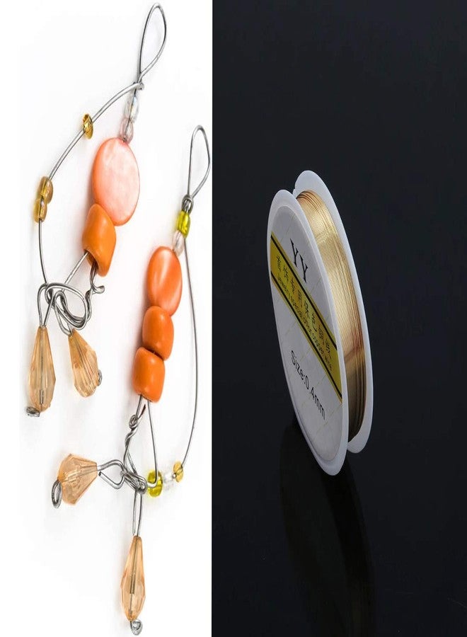 DIY Crafts Pack Of 10 Roll, Regular, New 0.3/0.4/0.5/0.6/0.8/1MM Silver Gold Copper Wire Craft Beads Rope Beading Wire For Bracelet Neckla(Pack Of 10 Roll, Regular) - Image 4